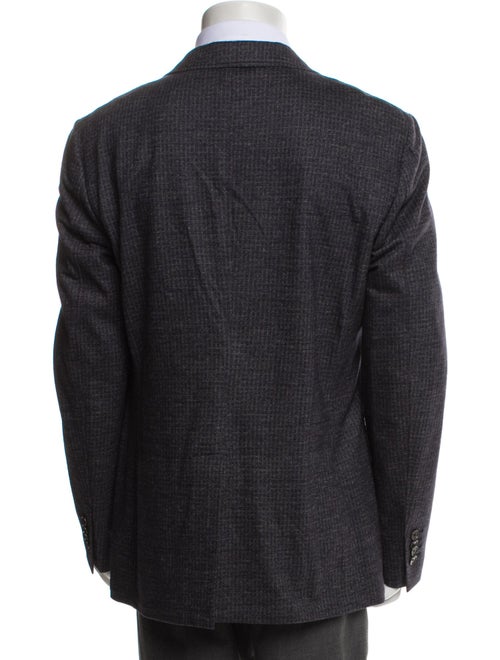 Salvatore Ferragamo Plaid Print Blazer