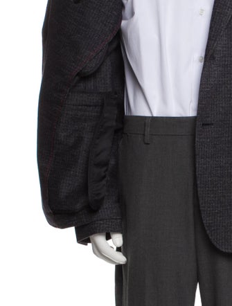 Salvatore Ferragamo Plaid Print Blazer