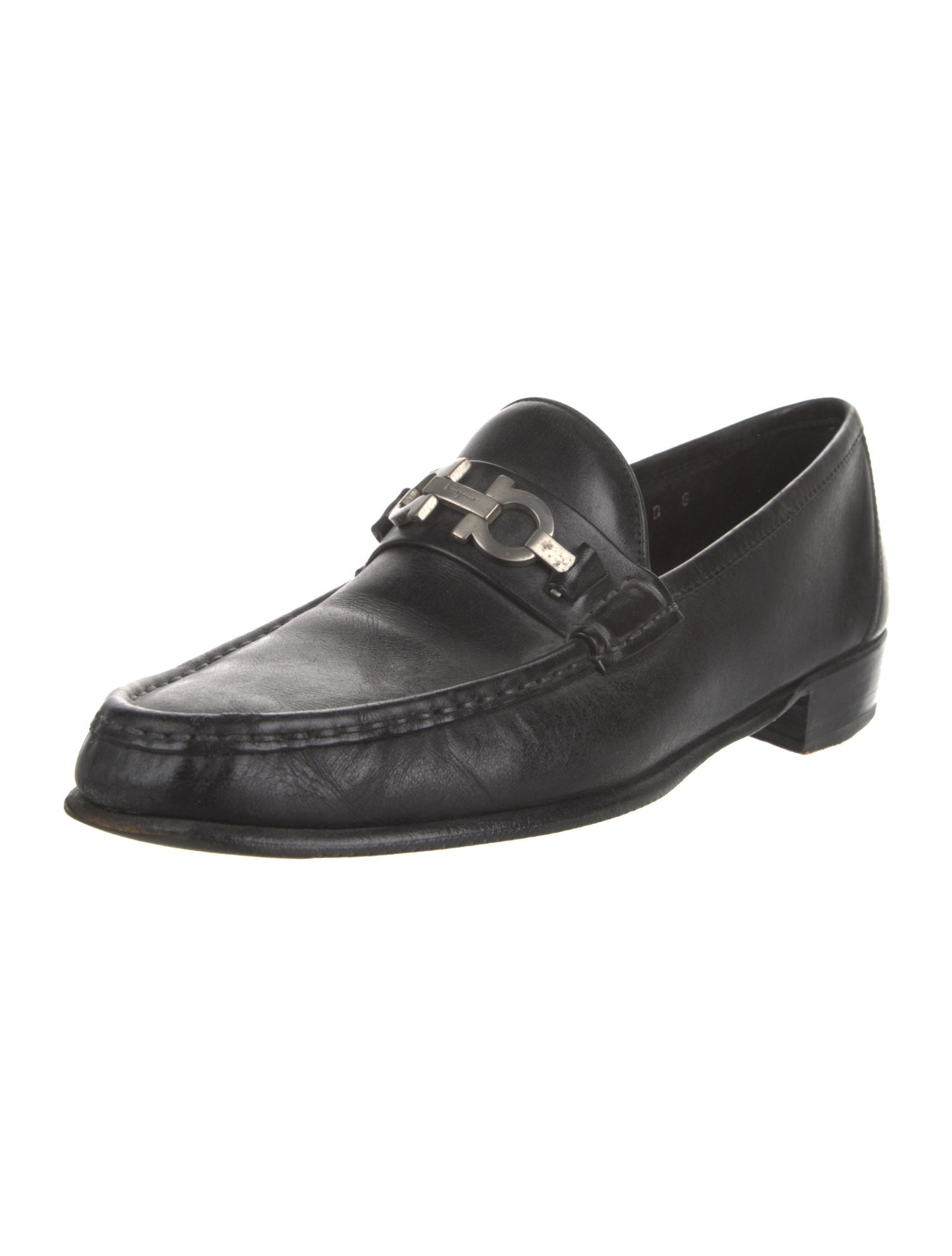 Salvatore Ferragamo Leather Dress Loafers