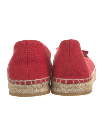 Salvatore Ferragamo Vara Bow Accent Canvas Espadrilles