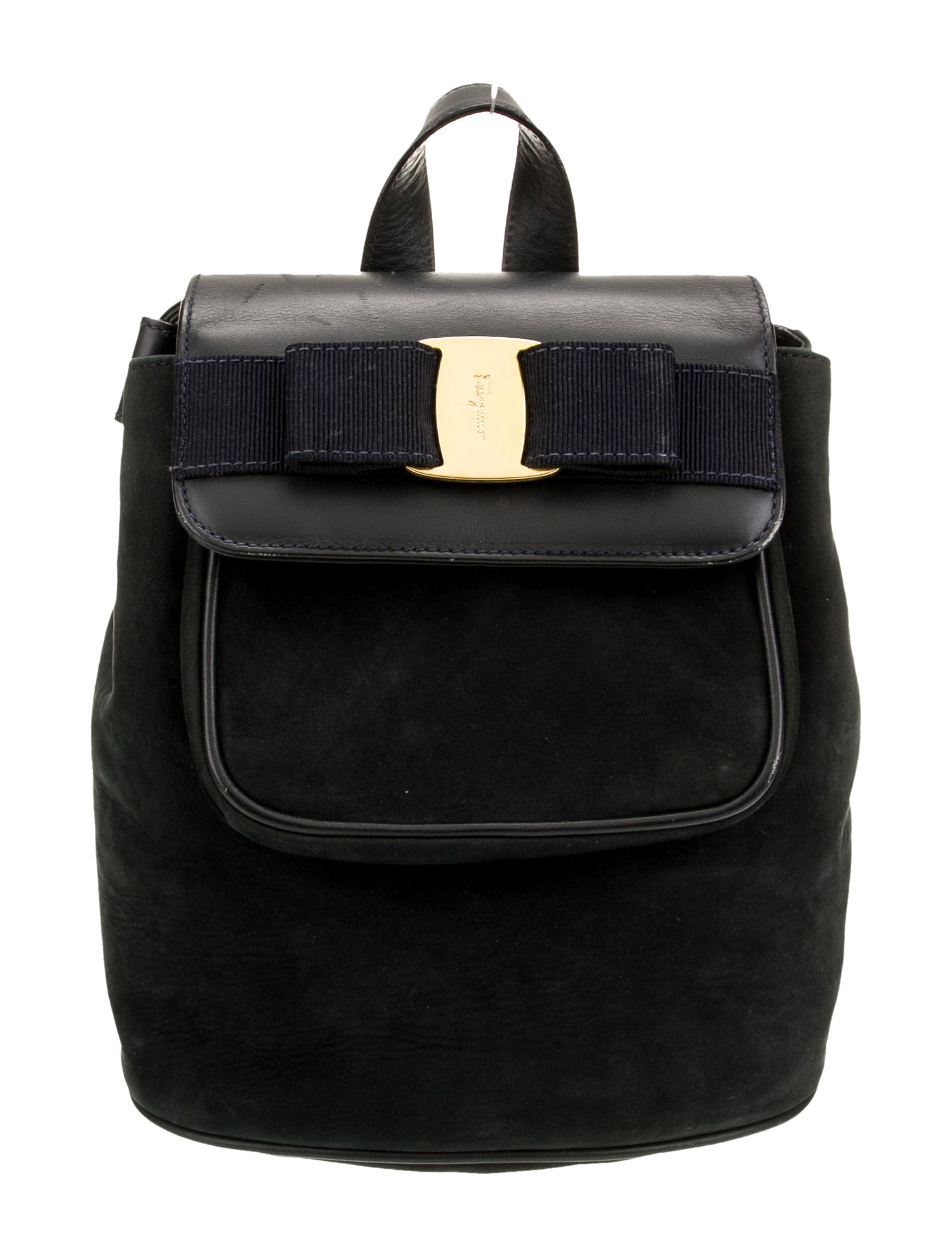 Salvatore Ferragamo Suede Backpack