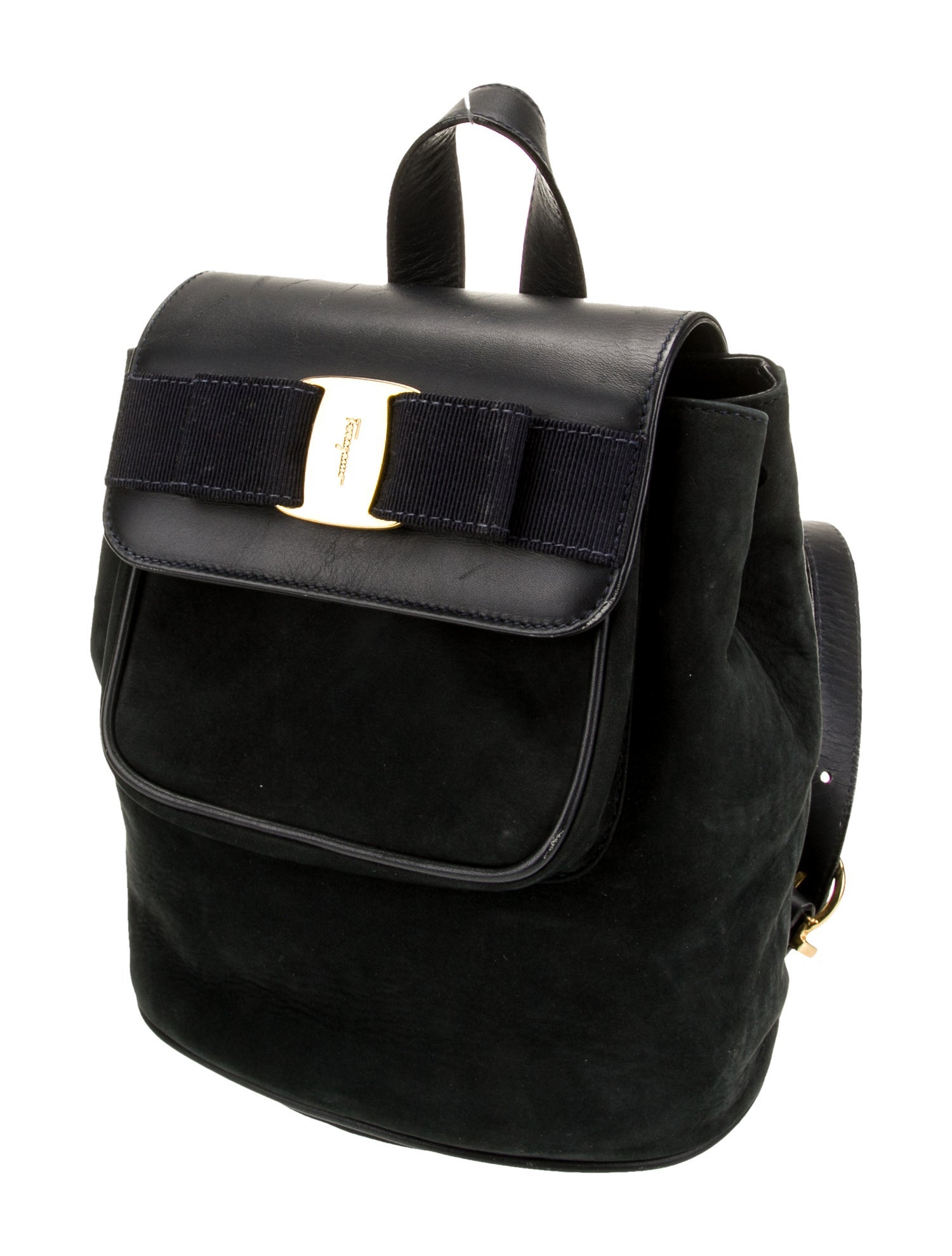 Salvatore Ferragamo Suede Backpack