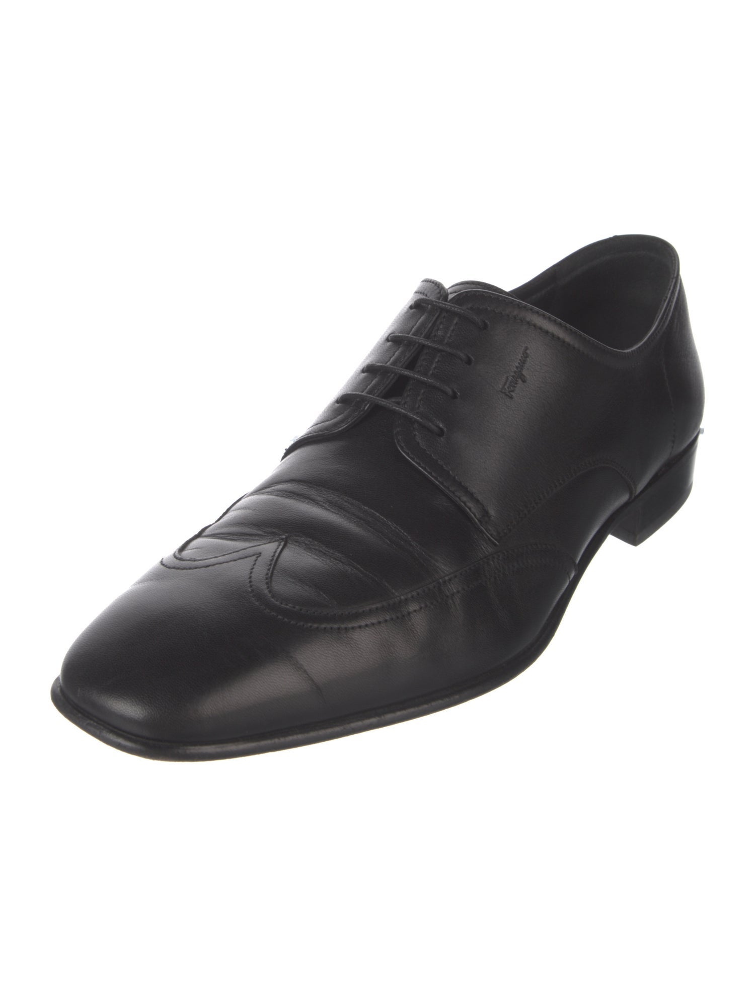 Salvatore Ferragamo Leather Derby Shoes