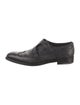 Salvatore Ferragamo Leather Monk Straps