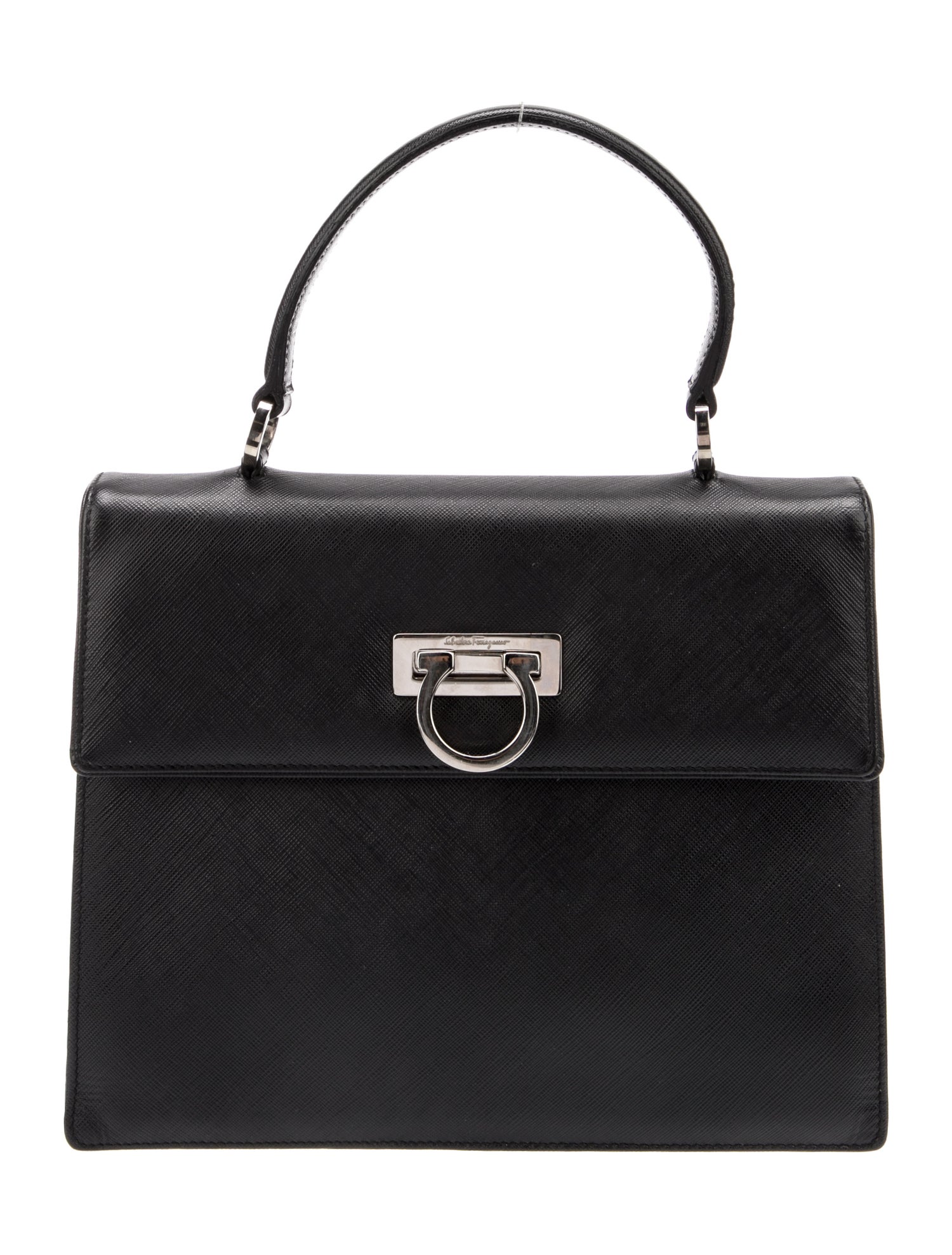 Salvatore Ferragamo Gancini Top Handle Bag