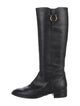 Salvatore Ferragamo Leather Riding Boots