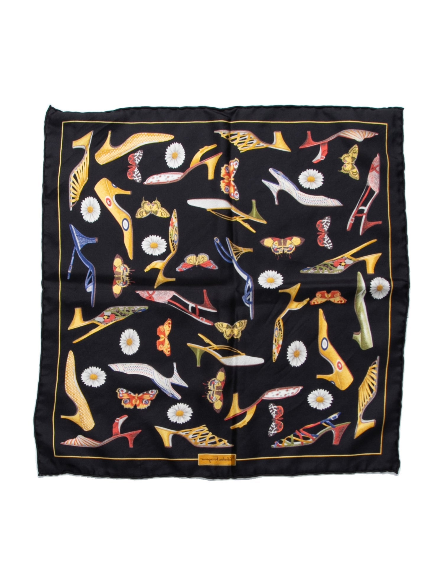 Salvatore Ferragamo Silk Printed Scarf