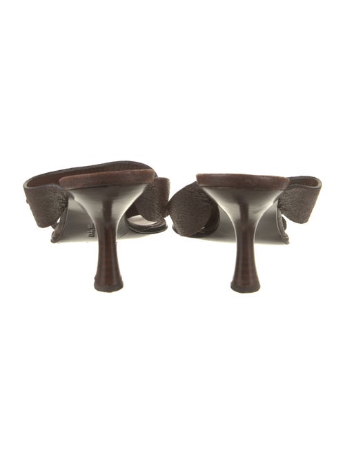 Salvatore Ferragamo Leather Slides