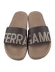 Salvatore Ferragamo Gancini Logo Rubber Slides
