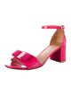Salvatore Ferragamo Vara Bow Accent Patent Leather Sandals