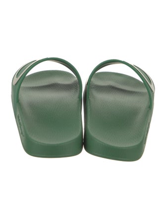 Salvatore Ferragamo Rubber Graphic Print Slides