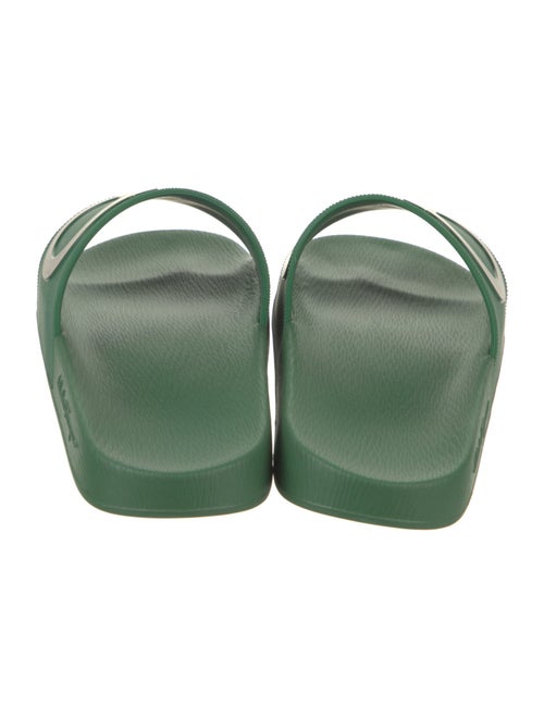 Salvatore Ferragamo Rubber Graphic Print Slides