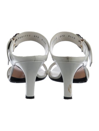 Salvatore Ferragamo Leather Slides