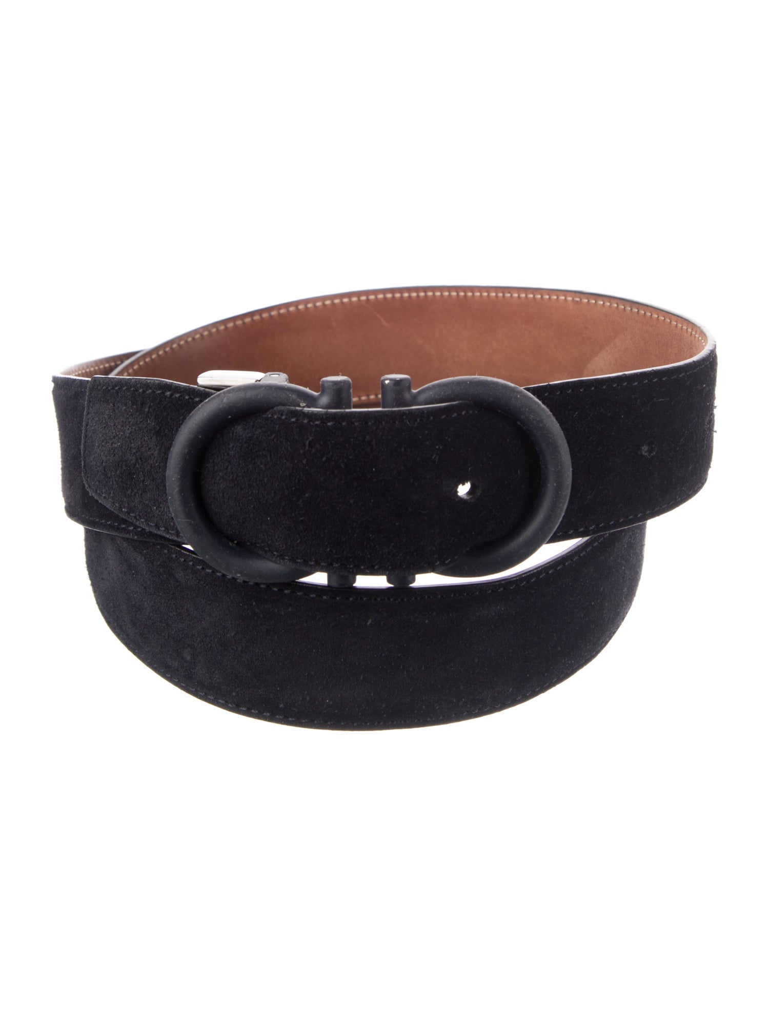 Salvatore Ferragamo Suede Belt