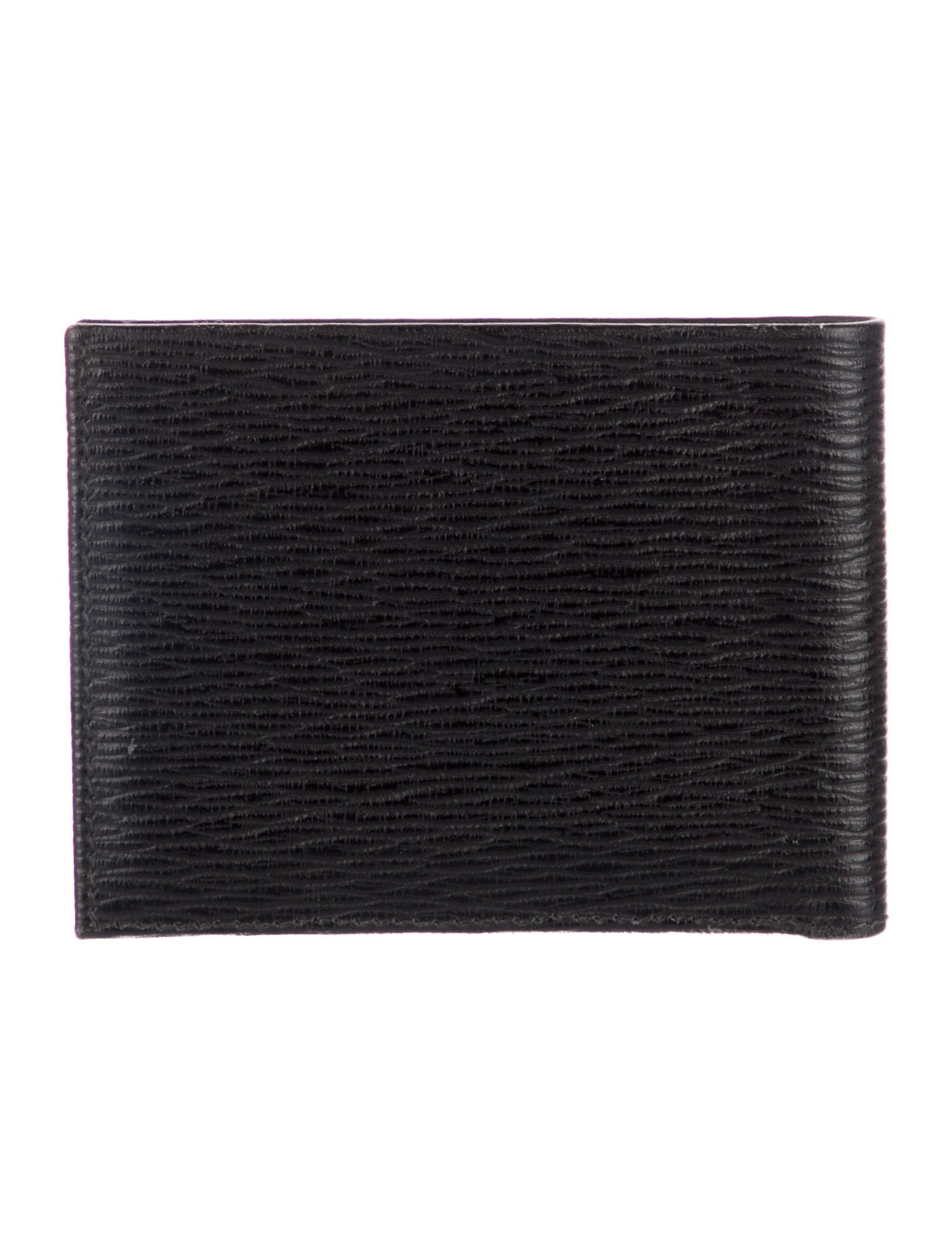 Salvatore Ferragamo Gancini Logo Leather Bifold Wallet