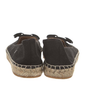 Salvatore Ferragamo Vara Bow Accent Canvas Espadrilles