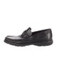 Salvatore Ferragamo Gancini Logo Leather Loafers