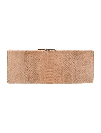 Salvatore Ferragamo Python Clutch