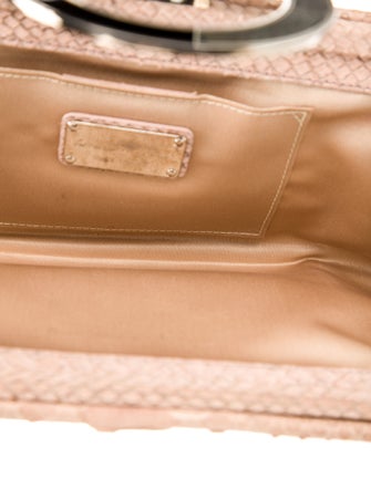 Salvatore Ferragamo Python Clutch