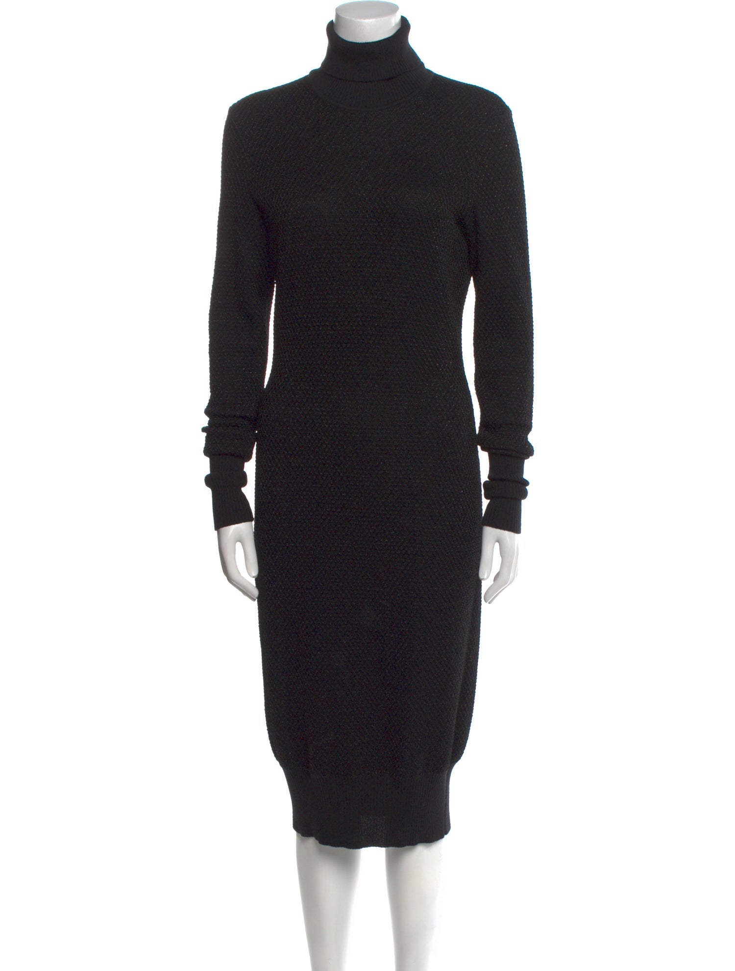 Salvatore Ferragamo Wool Midi Length Dress