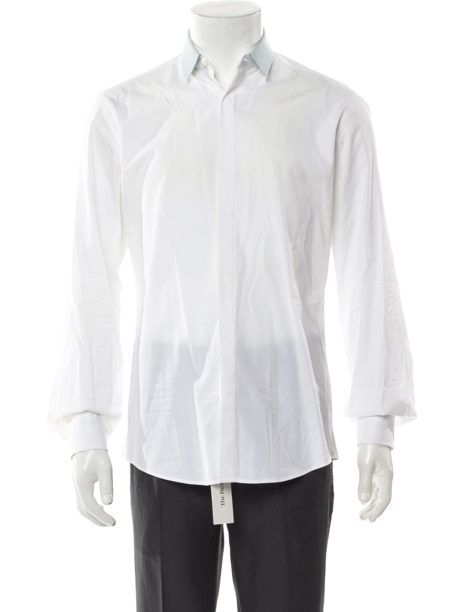 Salvatore Ferragamo Long Sleeve Tuxedo Shirt