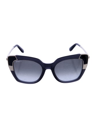 Salvatore Ferragamo Square Gradient Sunglasses