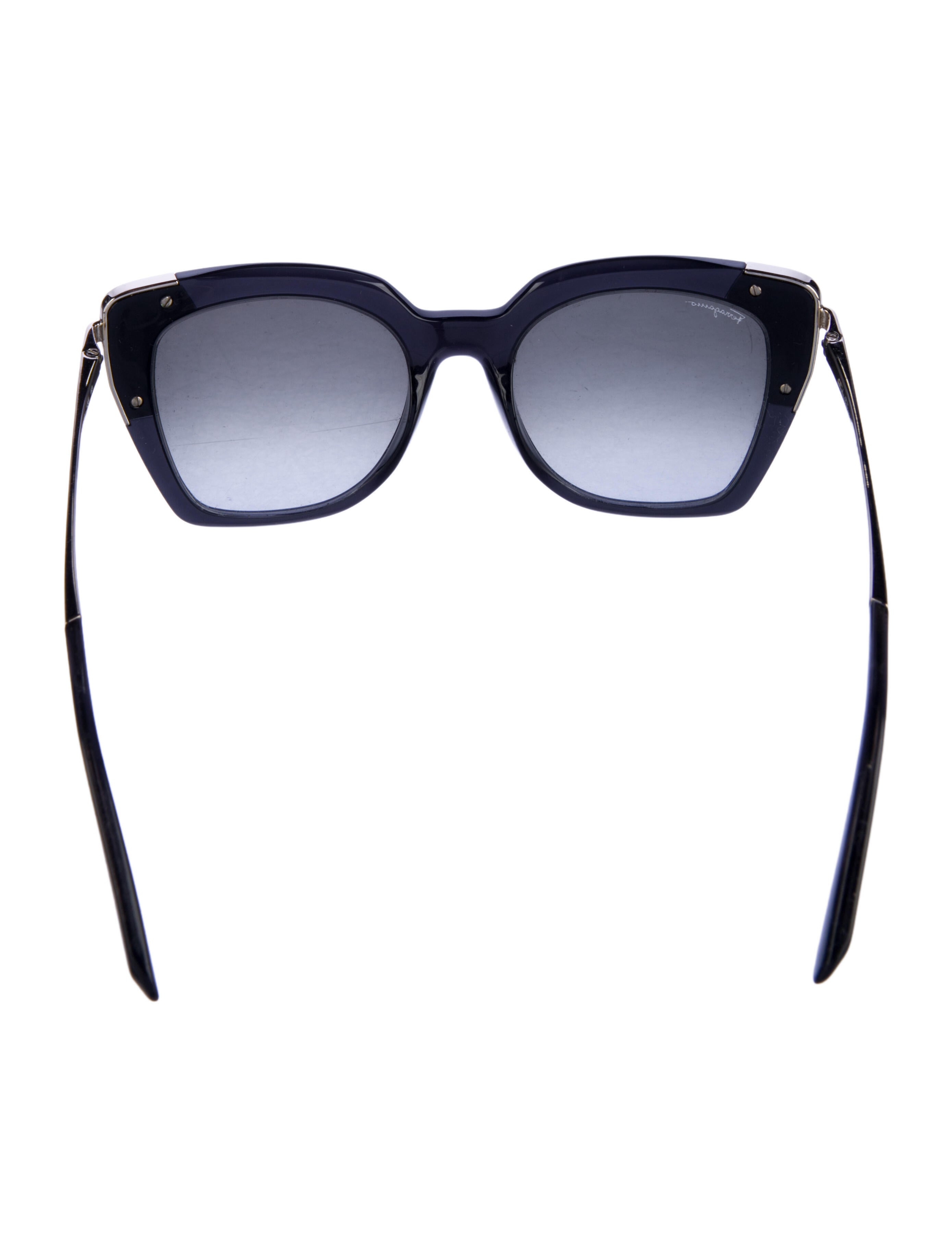 Salvatore Ferragamo Square Gradient Sunglasses