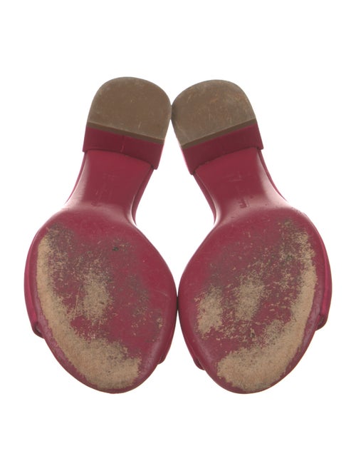 Salvatore Ferragamo Satin Crystal Embellishments Slides