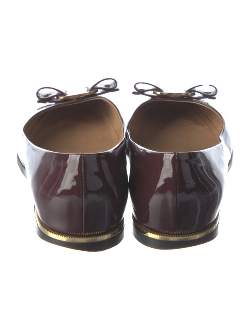 Salvatore Ferragamo Vara Bow Accent Patent Leather Flats
