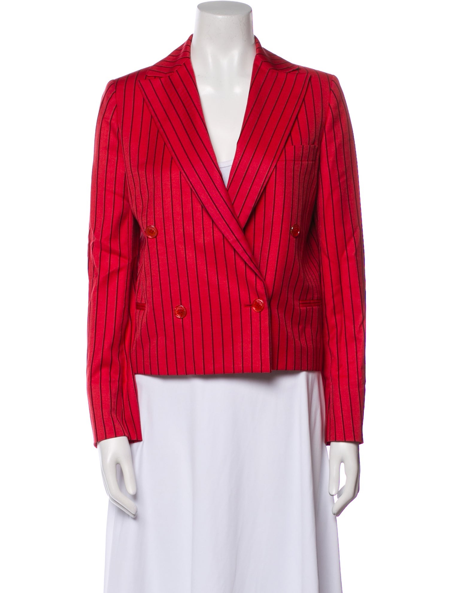 Salvatore Ferragamo Wool Striped Blazer
