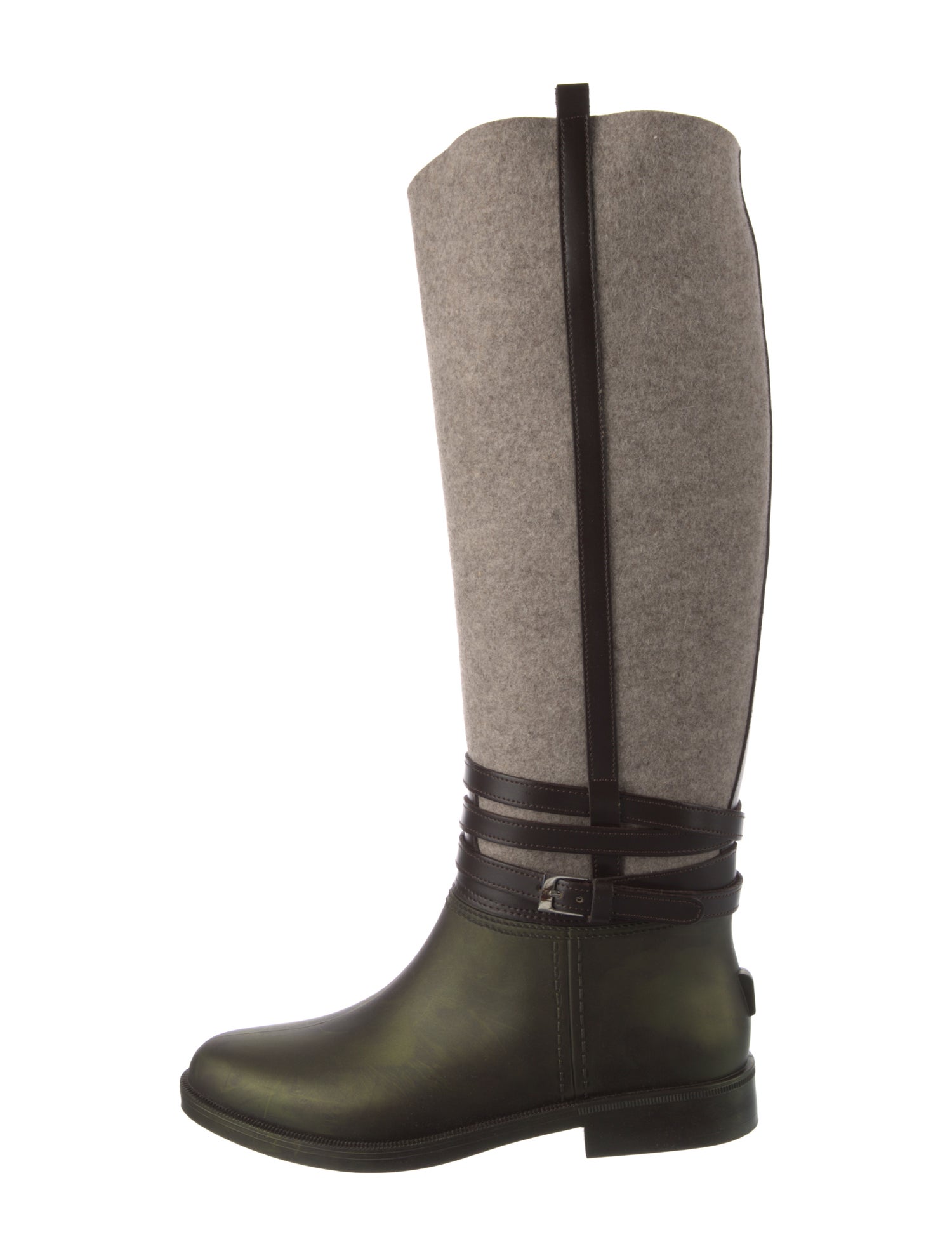 Salvatore Ferragamo Wool Riding Boots