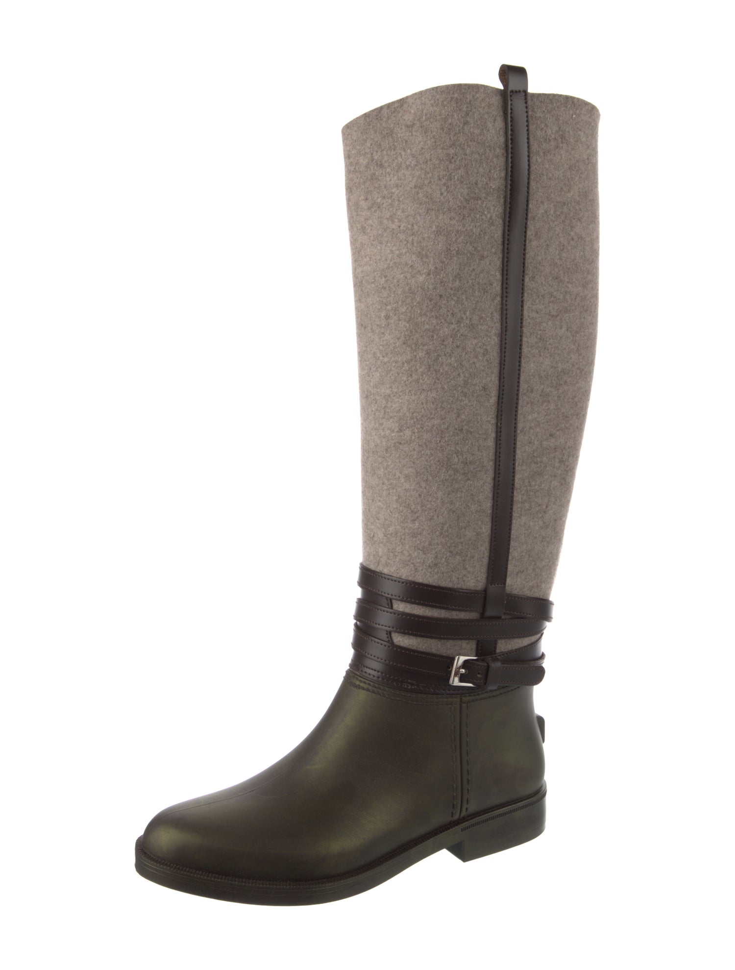 Salvatore Ferragamo Wool Riding Boots