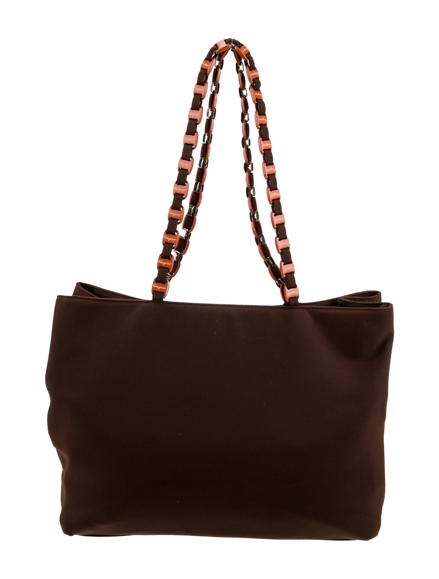 Salvatore Ferragamo Canvas Shoulder Bag