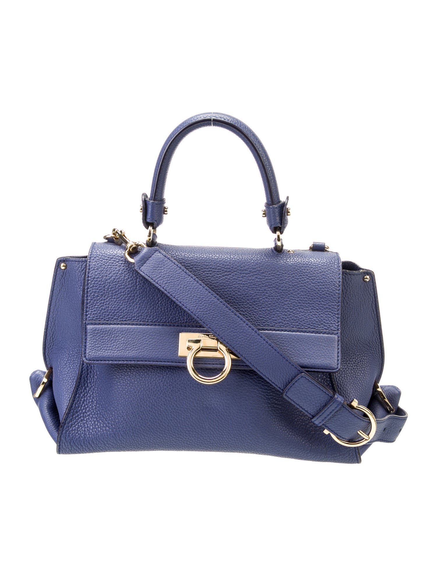 Salvatore Ferragamo Leather Top Handle Bag