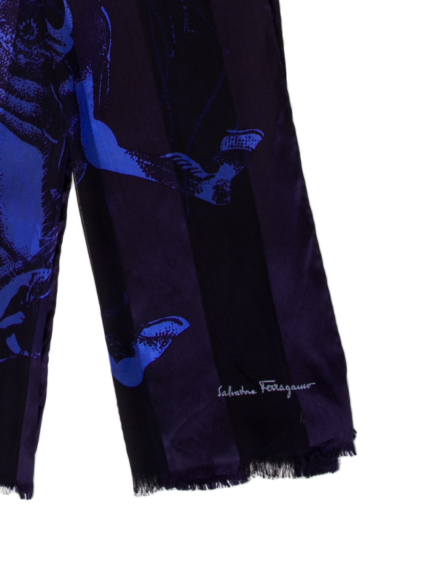 Salvatore Ferragamo Silk Printed Scarf