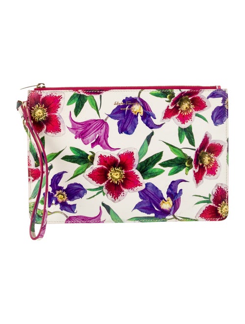 Salvatore Ferragamo Leather Clutch
