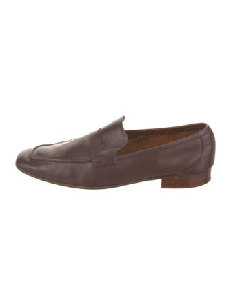 Salvatore Ferragamo Leather Monk Straps