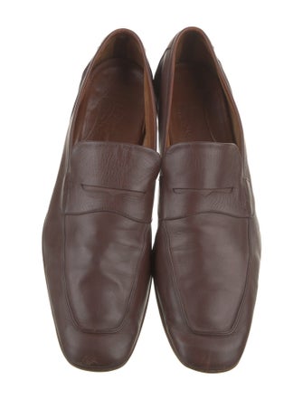Salvatore Ferragamo Leather Monk Straps