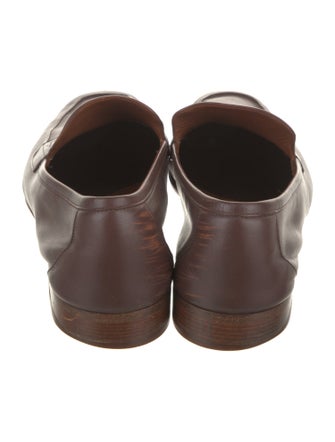 Salvatore Ferragamo Leather Monk Straps