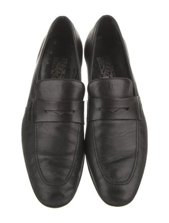 Salvatore Ferragamo Leather Monk Straps