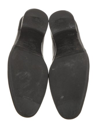 Salvatore Ferragamo Leather Monk Straps