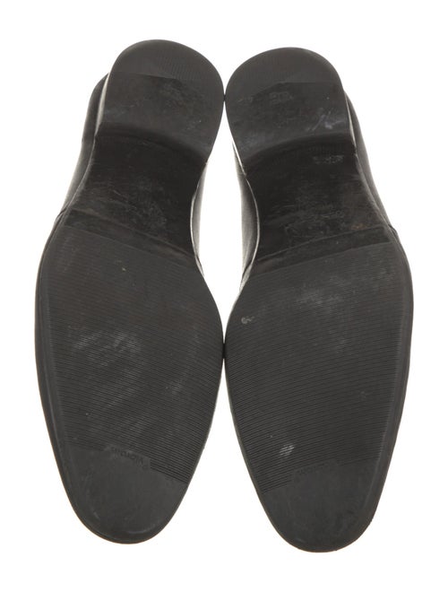 Salvatore Ferragamo Leather Monk Straps