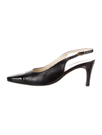 Salvatore Ferragamo Leather Slingback Pumps