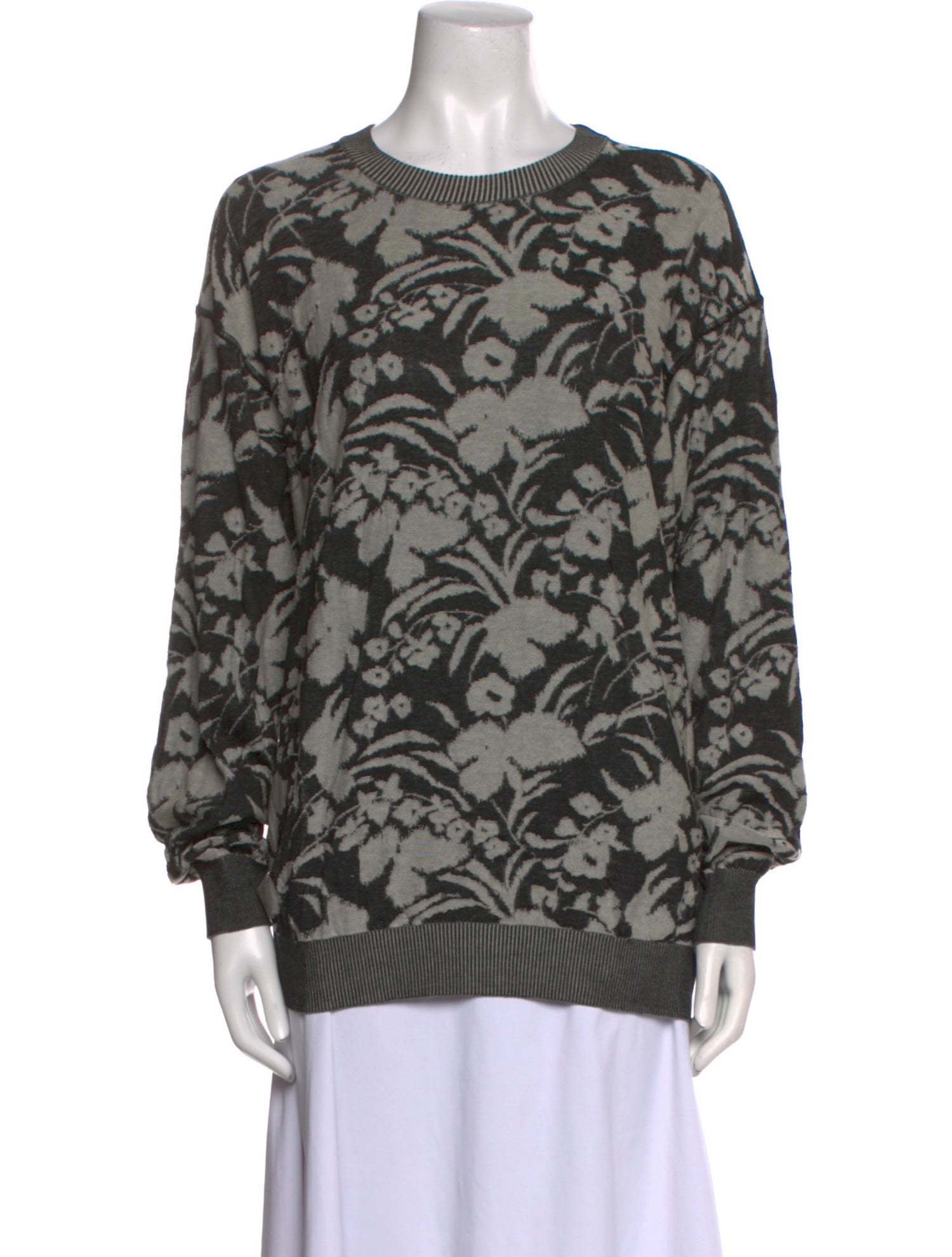 Salvatore Ferragamo Printed Crew Neck Sweatshirt