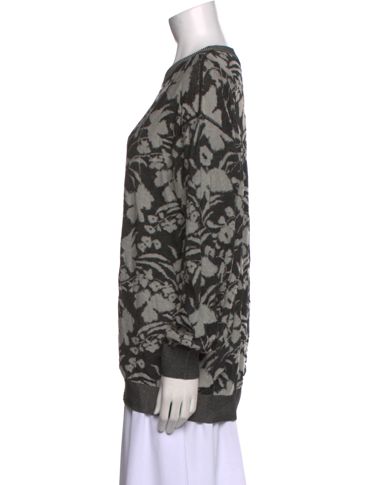 Salvatore Ferragamo Printed Crew Neck Sweatshirt