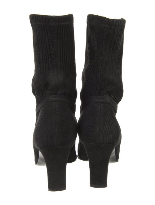 Salvatore Ferragamo Suede Sock Boots
