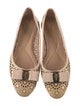 Salvatore Ferragamo Vara Bow Accent Patent Leather Flats