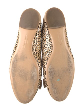 Salvatore Ferragamo Vara Bow Accent Patent Leather Flats