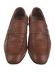 Salvatore Ferragamo Leather Monk Straps