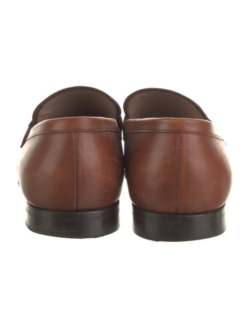 Salvatore Ferragamo Leather Monk Straps